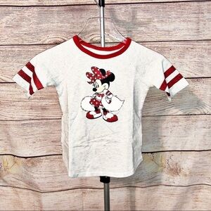 Walt Disney World Minnie Mouse As Cheerleader T-Shirt Size S
